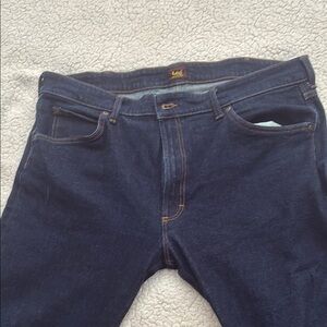 Lee Blue Relaxed Fit Jeans Selvedge